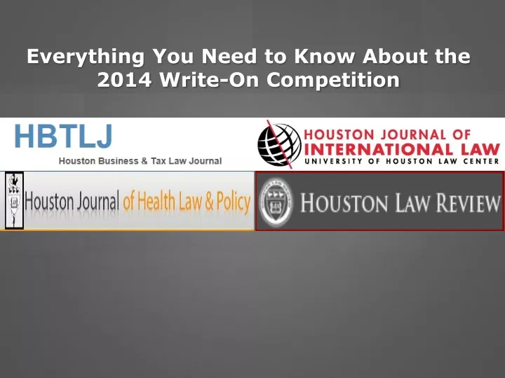 everything you need to know about the 2014 write on competition