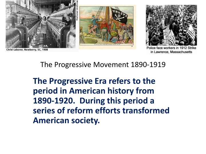the progressive movement 1890 1919