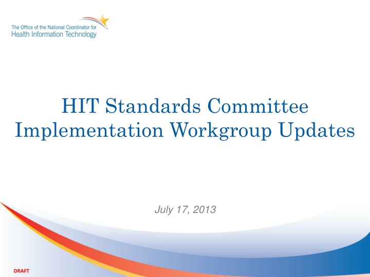hit standards committee implementation workgroup updates