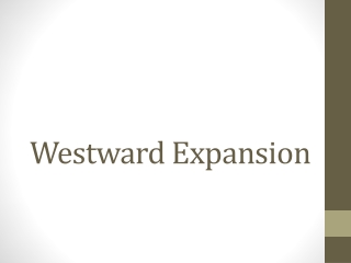 Westward Expansion