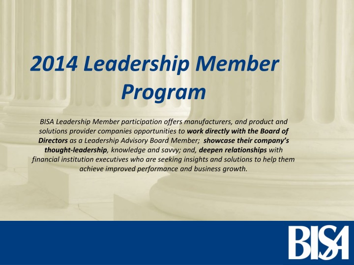 2014 leadership member program bisa leadership