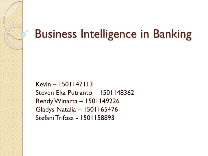 business intelligence in banking