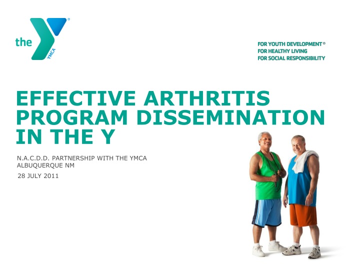 effective arthritis program dissemination in the y
