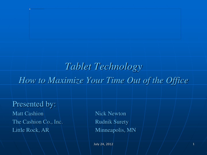 tablet technology how to maximize your time