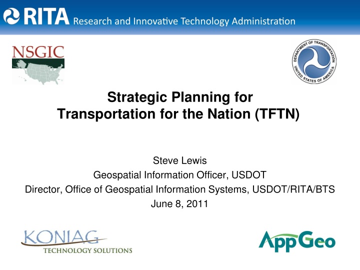 strategic planning for transportation for the nation tftn