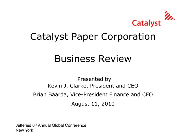 catalyst paper corporation business review