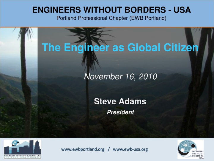 engineers without borders usa portland