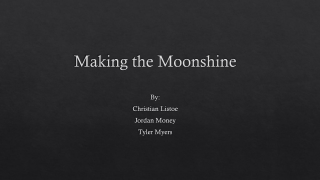 Making the Moonshine