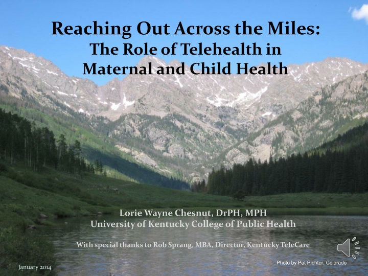 reaching out across the miles the role