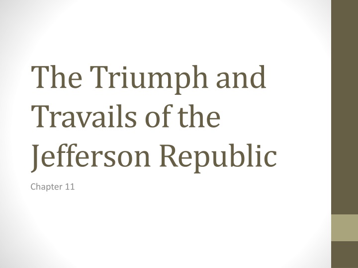 the triumph and travails of the jefferson republic