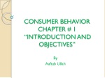 PPT - Chapter 1 INTRODUCTION TO CONSUMER BEHAVIOR PowerPoint ...