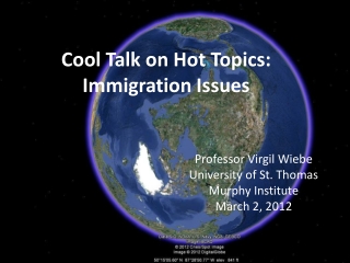 Cool Talk on Hot Topics: Immigration Issues