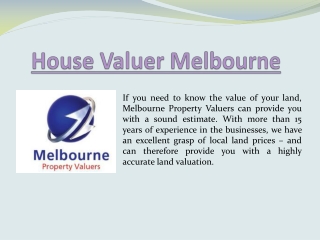 House Valuers Melbourne