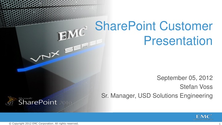 sharepoint customer presentation