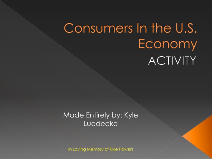 consumers in the u s economy