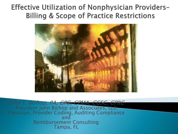 effective utilization of nonphysician providers billing scope of practice restrictions