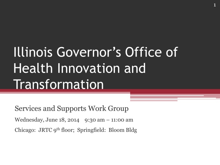illinois governor s office of health innovation and transformation