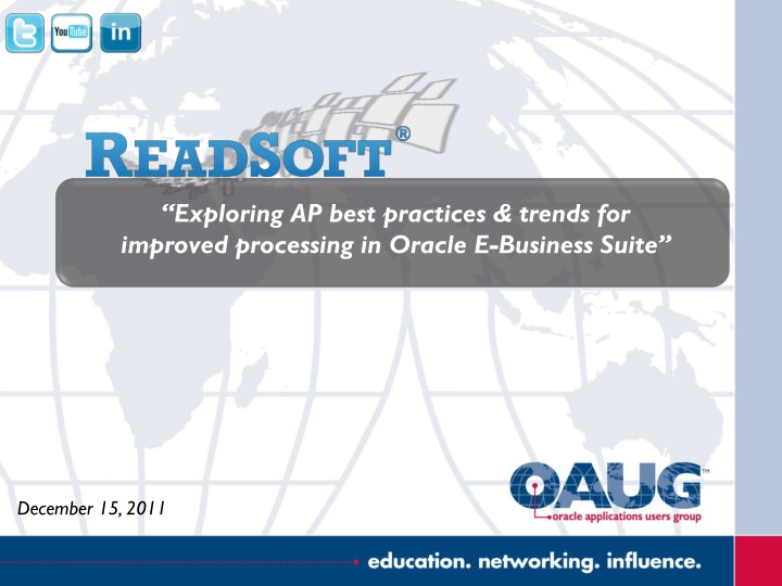 exploring ap best practices trends for improved processing in oracle e business suite