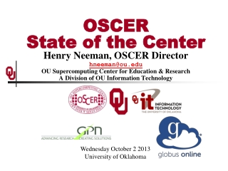 OSCER State of the Center