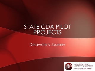 State CDA Pilot Projects