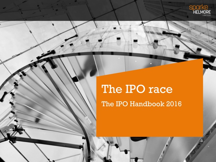 the ipo race the ipo handbook 2016