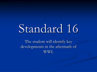 Standard 16