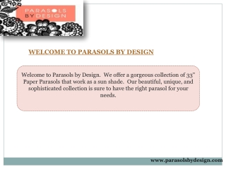 Parasols By Design