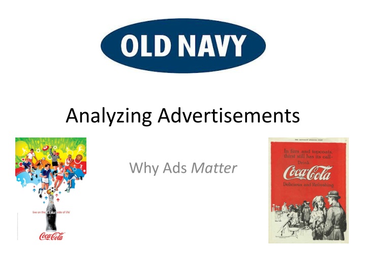 analyzing advertisements