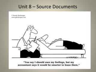 Unit 8 – Source Documents