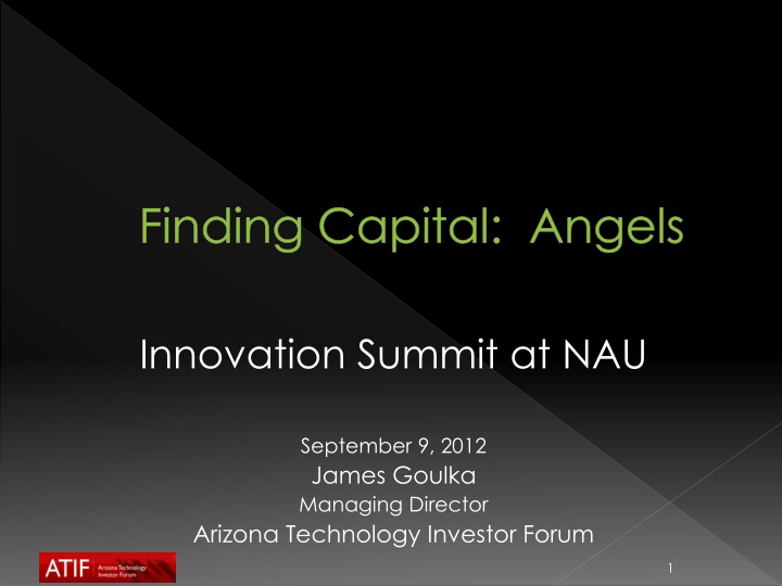 finding capital angels