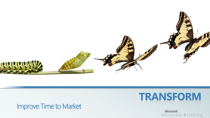 transform improve time to market