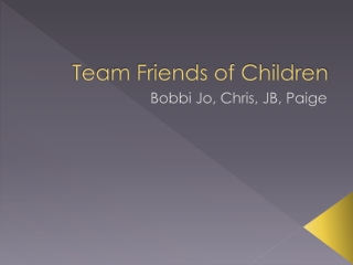 Team Friends of Children