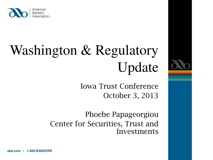 washington regulatory update