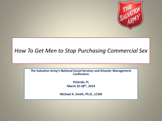 How To Get Men to Stop Purchasing Commercial Sex