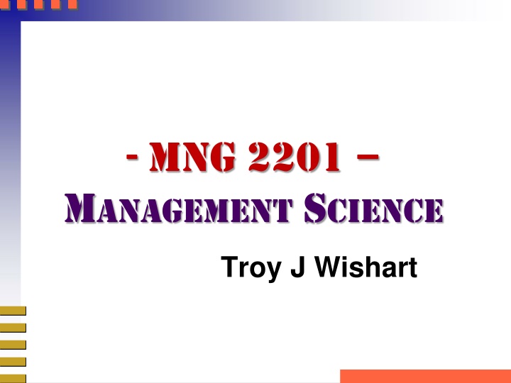mng 2201 management science