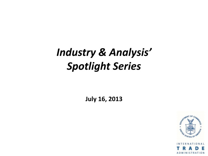 industry analysis spotlight series
