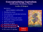 Conceptualizing Capitalism: Institutions, Evolution, Future - slide 1