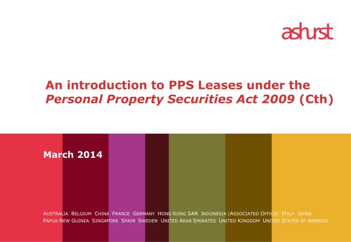 an introduction to pps leases under the personal property securities act 2009 cth