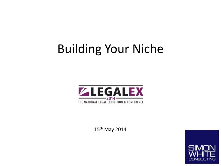 building your niche