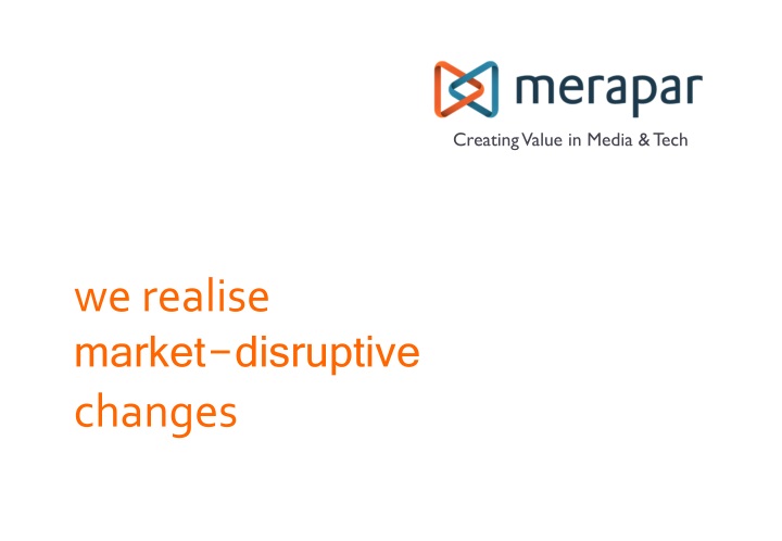 we realise market disruptive changes
