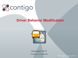 Driver Behavior Modification
