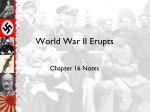 World War II Erupts