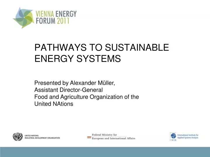 pathways to sustainable energy systems