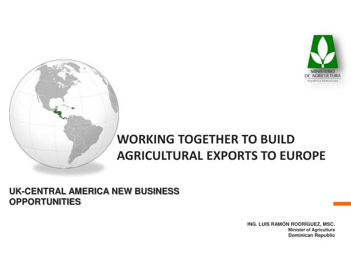 working together to build agricultural exports to europe