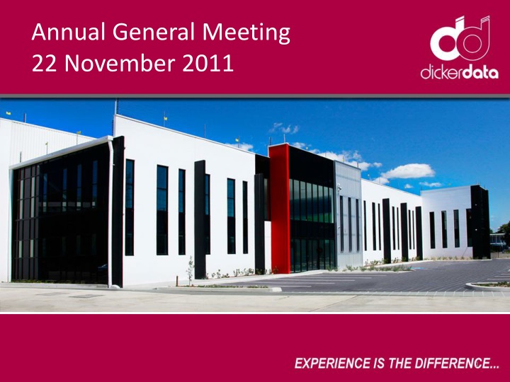 annual general meeting 22 november 2011