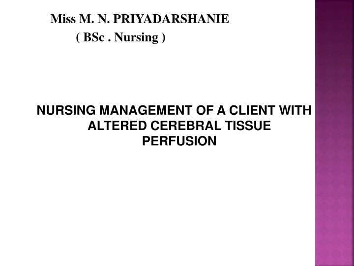 miss m n priyadarshanie bsc nursing nursing