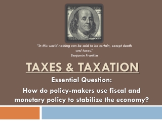 PPT - Taxes And Taxation PowerPoint Presentation, Free Download - ID ...