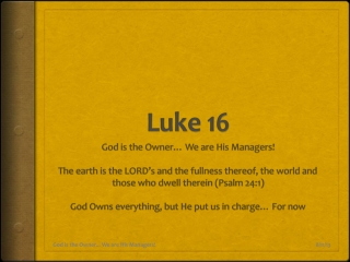 Luke 16