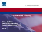 Sale of Federal Property