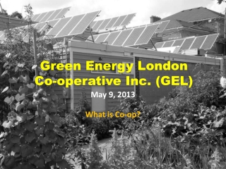 Green Energy London Co-operative Inc. (GEL)